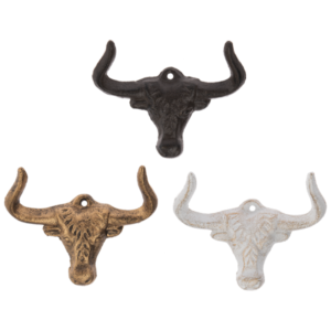 Longhorn Cast Iron Hook