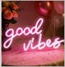 Neon GOOD VIBES Sign