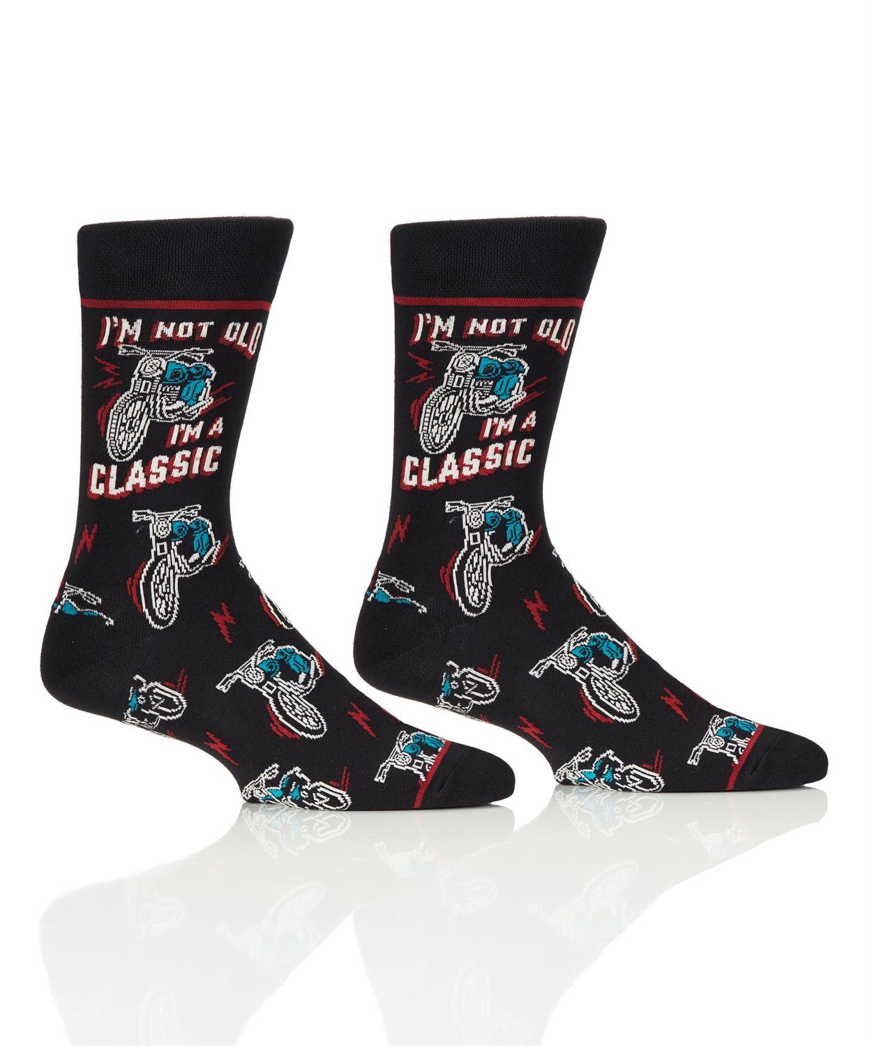 Men's Crew Socks - I'm Not Old I'm Classic