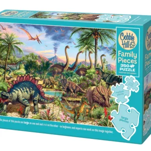 Prehistoric Party Family Puzzle 350pc
