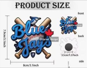 Blue Jays acrylic flat fridge magnet