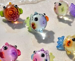 BUBBLE FISH  ACRYLIC SUNCATCHER