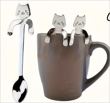 Cat shaped spoons