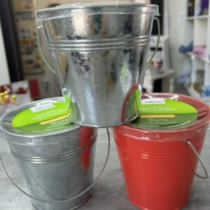 Citronella Candles 5 in. in Galvanized Bucket