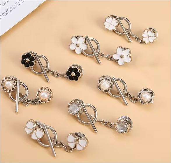 Decorative clasp removable 2pcs/set