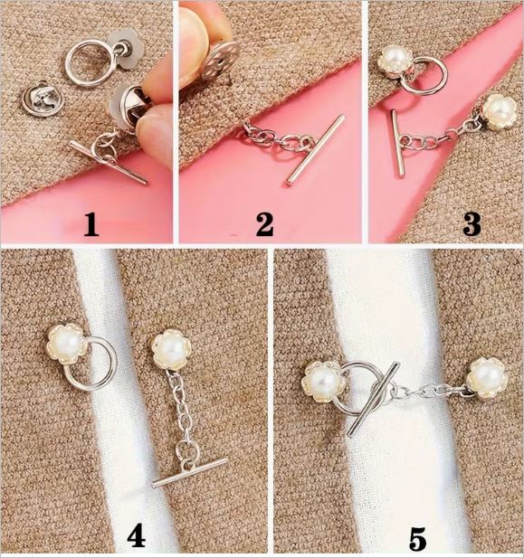 Decorative clasp removable 2pcs/set - Image 3