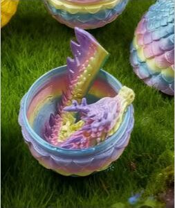 Dragon and  Egg Set assorted colours