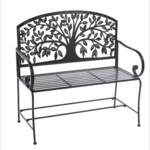Tree of Life Iron Bench