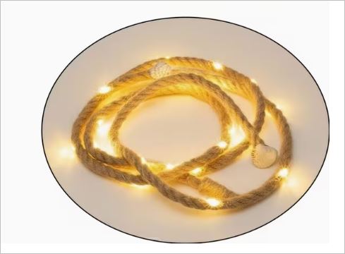 Rope Lights Jute