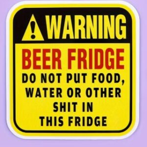 Fridge beer magnet