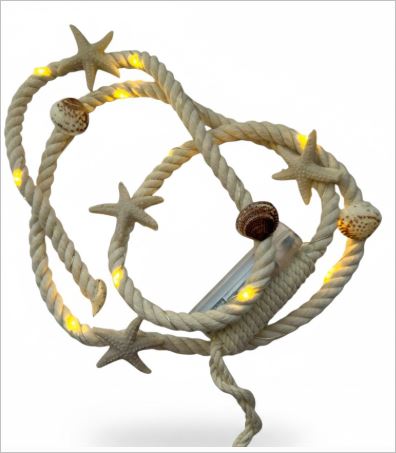 Rope Light up nautical garland