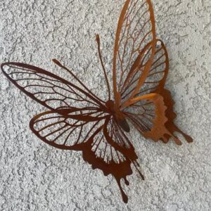 Butterfly rustic design metal