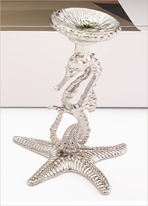 Seahorse Starfish Crystal Ball Base Stand