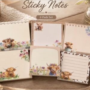 Sticky Notes Highland Cows