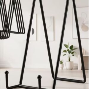 Blk metal display stand