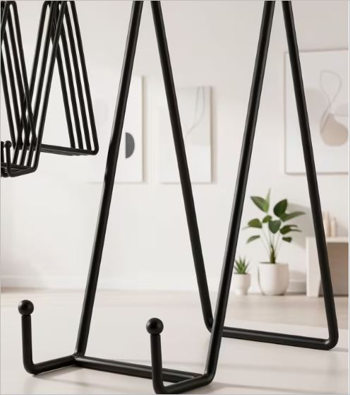 Blk metal display stand
