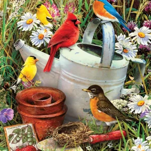 Garden Birds paint by number