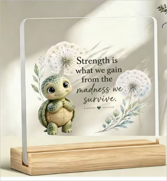 TURTLE ACRYLIC ORNAMENT
