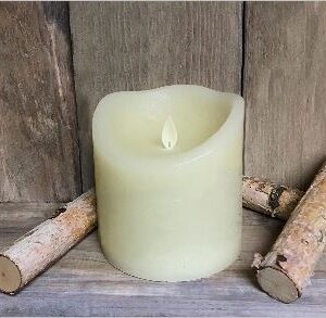 LED 4x4" ivory