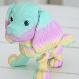 3D Cavalier Dog Figure