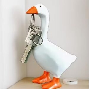 White goose magnetic  figure