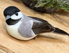 4IN CHICKADEE  W/CLIP ASSORTED
