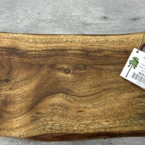 ACACIA WOOD LIVE EDGE SERVING BOARD 20INCH