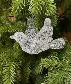 Dove acrylic SUNCATCHER ornament
