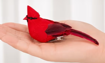 Cardinal Bird clip