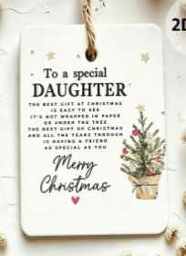 Daughter Christmas Ornament